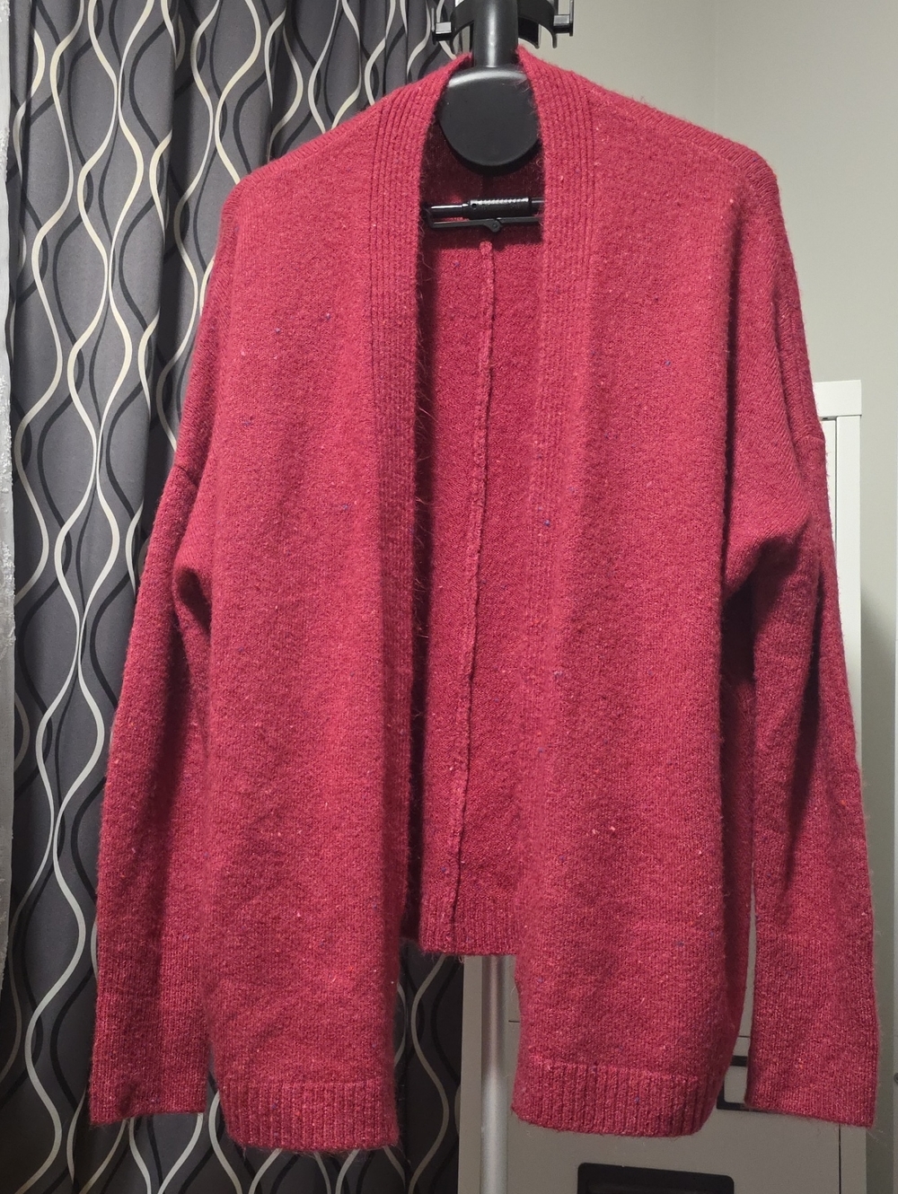Old Navy Open-Front Wine Red Cardigan Sweater